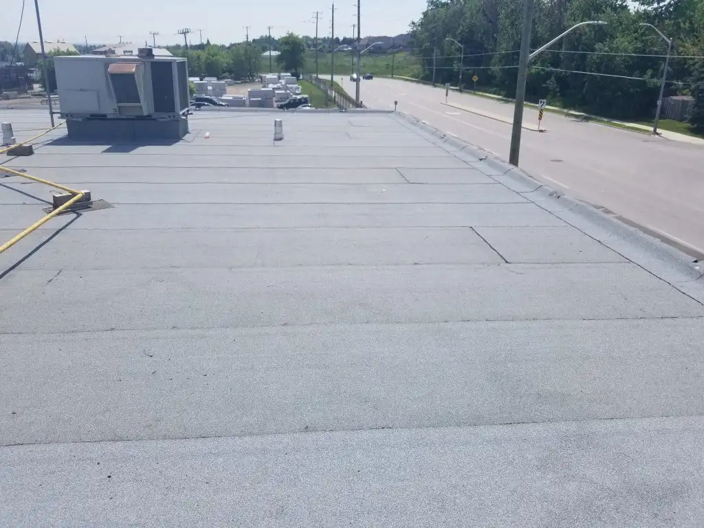 Roof repair work by Dilmar Roofing in Bradford, ON